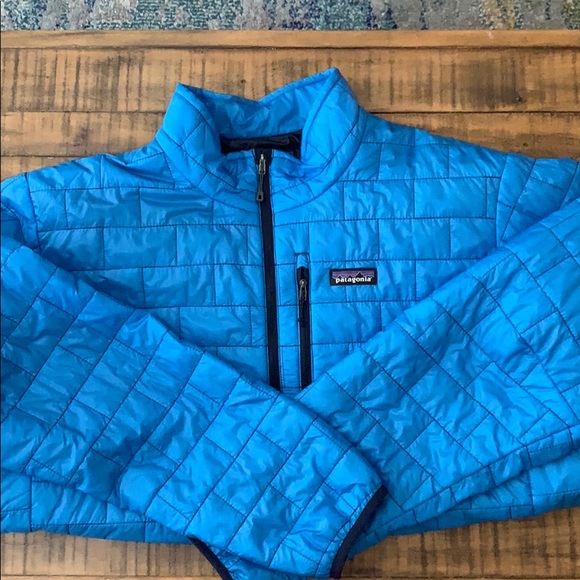 Blue Nano Puff Pullover Xxl 
